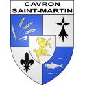 Cavron-Saint-Martin Sticker wappen, gelsenkirchen, augsburg, klebender aufkleber