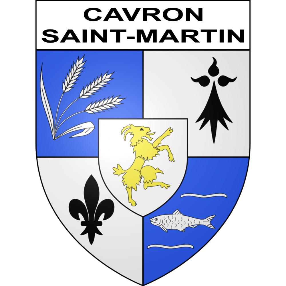 Adesivi stemma Cavron-Saint-Martin adesivo