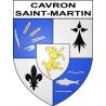 Cavron-Saint-Martin 62 ville sticker blason écusson autocollant adhésif