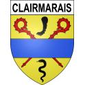 Clairmarais Sticker wappen, gelsenkirchen, augsburg, klebender aufkleber