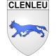 Clenleu Sticker wappen, gelsenkirchen, augsburg, klebender aufkleber