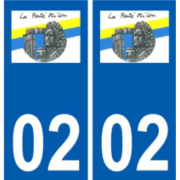 02 La Ferté-Milon logo ville autocollant plaque sticker