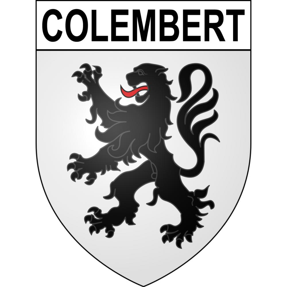 Colembert 62 ville sticker blason écusson autocollant adhésif