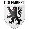 Pegatinas escudo de armas de Colembert adhesivo de la etiqueta engomada