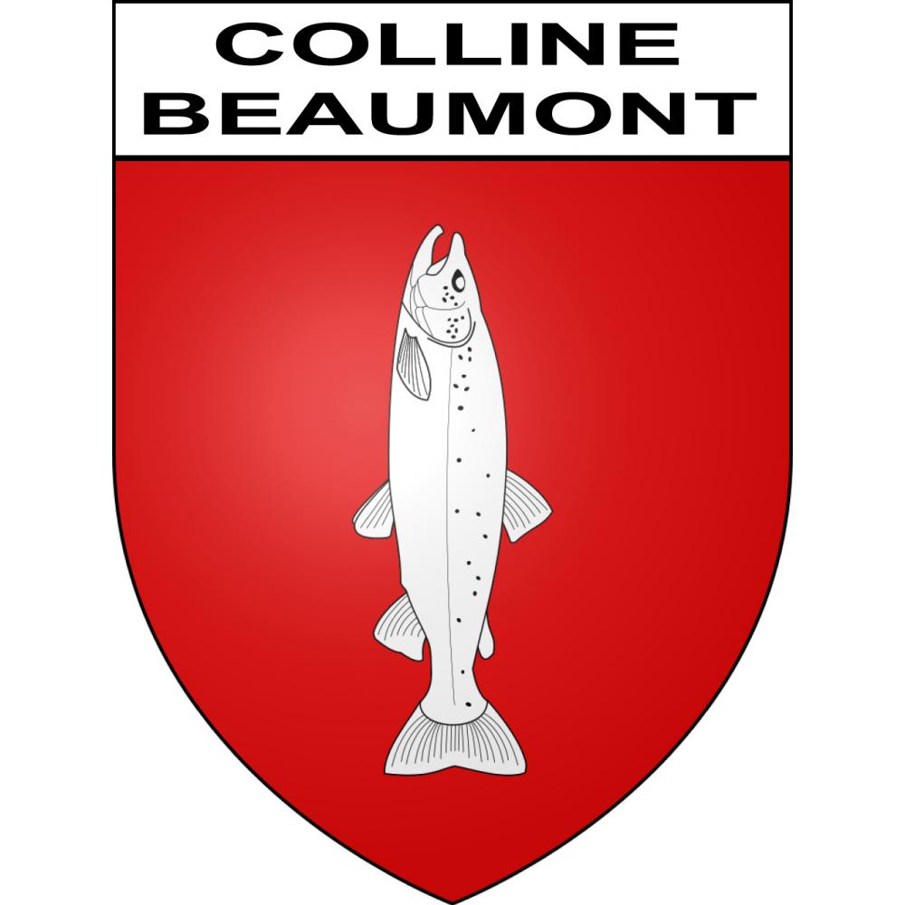 Colline-Beaumont 62 ville sticker blason écusson autocollant adhésif