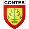 Stickers coat of arms Contes adhesive sticker