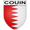Couin Sticker wappen, gelsenkirchen, augsburg, klebender aufkleber