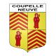 Coupelle-Neuve Sticker wappen, gelsenkirchen, augsburg, klebender aufkleber