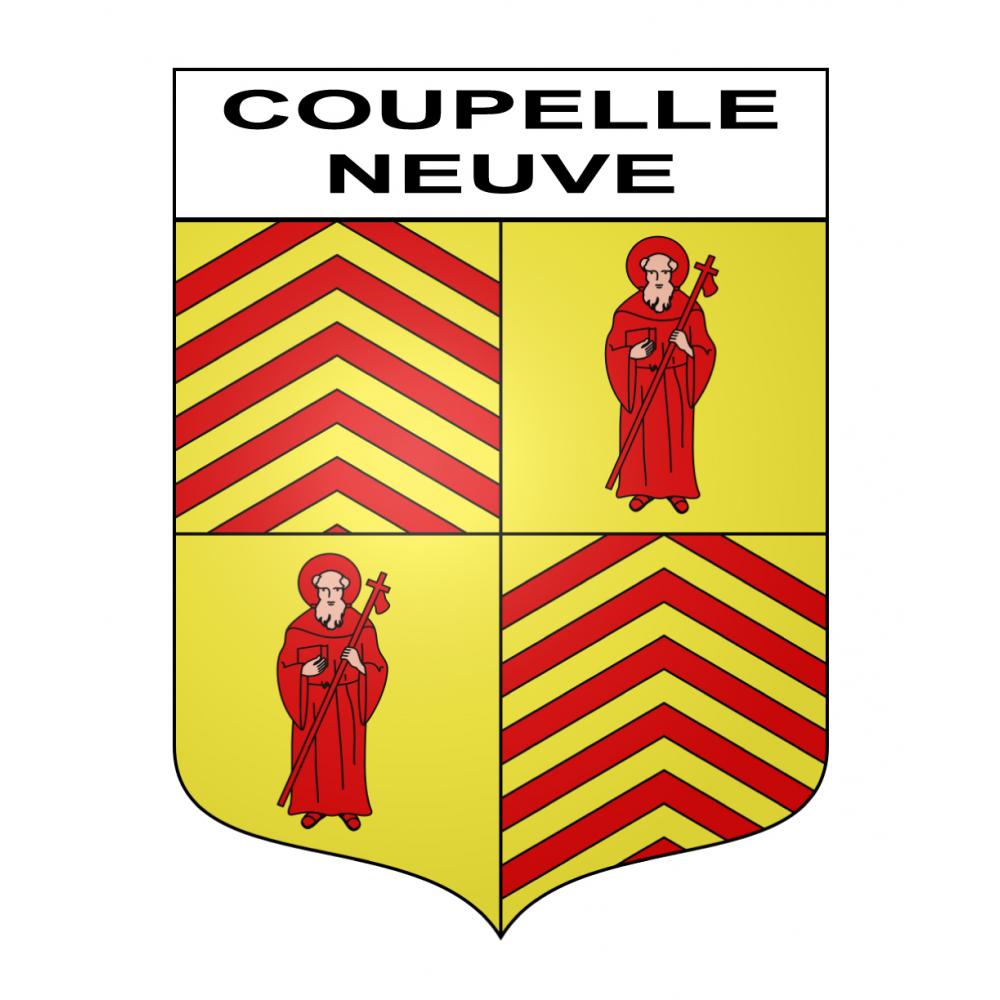 Adesivi stemma Coupelle-Neuve adesivo