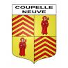 Adesivi stemma Coupelle-Neuve adesivo