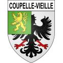 Coupelle-Vieille 62 ville sticker blason écusson autocollant adhésif