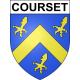 Stickers coat of arms Courset adhesive sticker
