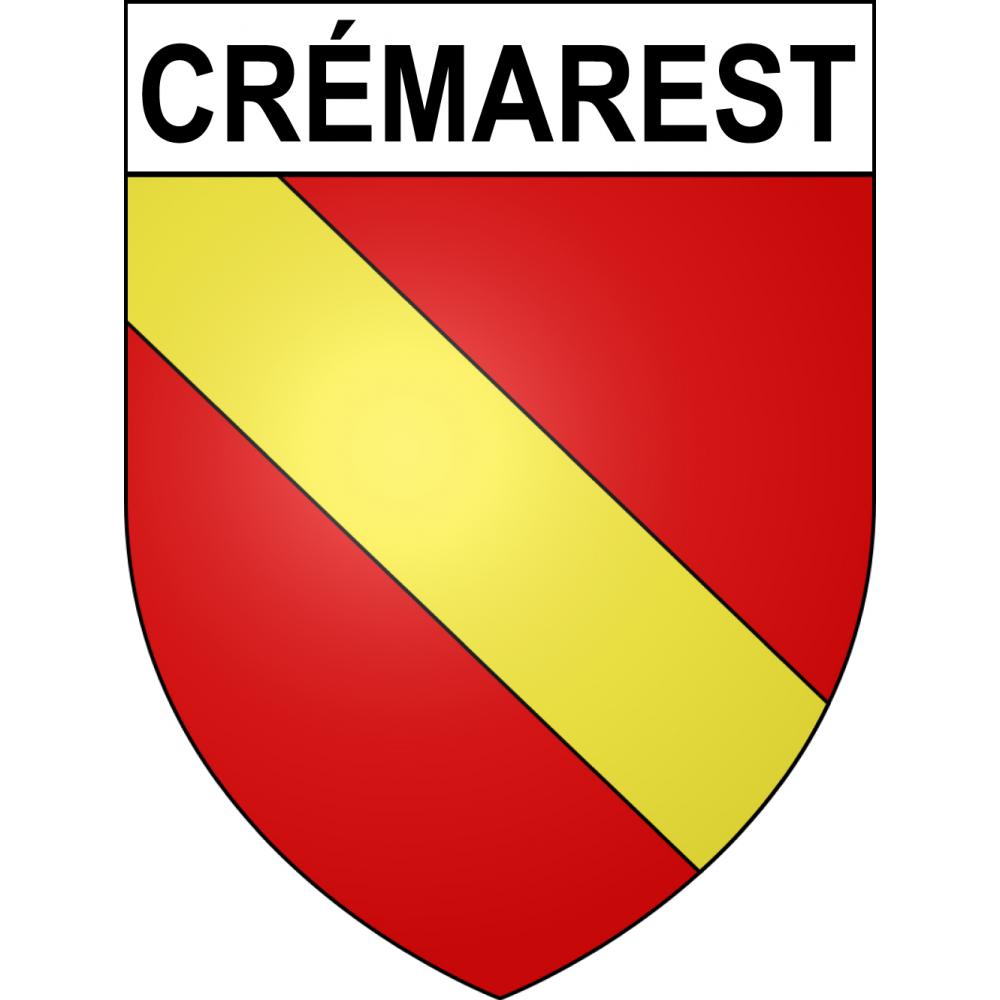 Crémarest Sticker wappen, gelsenkirchen, augsburg, klebender aufkleber
