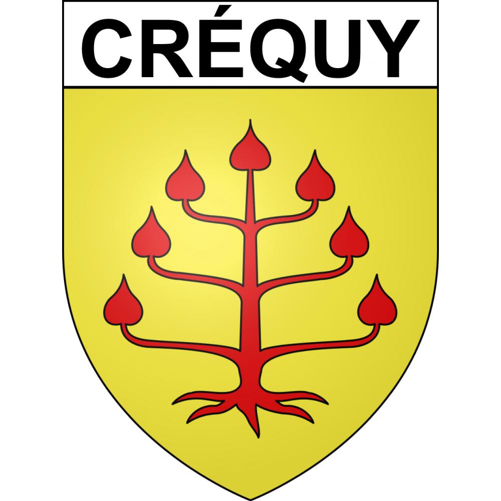 Créquy Sticker wappen, gelsenkirchen, augsburg, klebender aufkleber