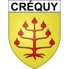 Créquy Sticker wappen, gelsenkirchen, augsburg, klebender aufkleber