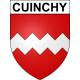 Cuinchy 62 ville sticker blason écusson autocollant adhésif
