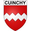 Cuinchy Sticker wappen, gelsenkirchen, augsburg, klebender aufkleber