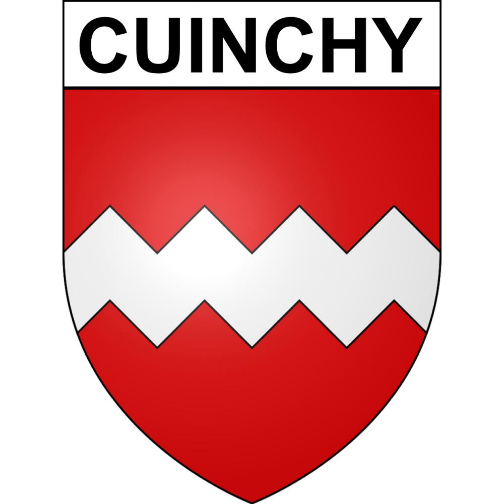 Stickers coat of arms Cuinchy adhesive sticker