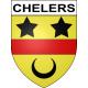 Pegatinas escudo de armas de Chelers adhesivo de la etiqueta engomada