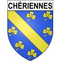 Chériennes Sticker wappen, gelsenkirchen, augsburg, klebender aufkleber