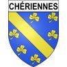 Chériennes Sticker wappen, gelsenkirchen, augsburg, klebender aufkleber
