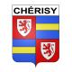 Chérisy 62 ville sticker blason écusson autocollant adhésif