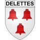 Delettes Sticker wappen, gelsenkirchen, augsburg, klebender aufkleber