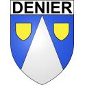 Denier Sticker wappen, gelsenkirchen, augsburg, klebender aufkleber