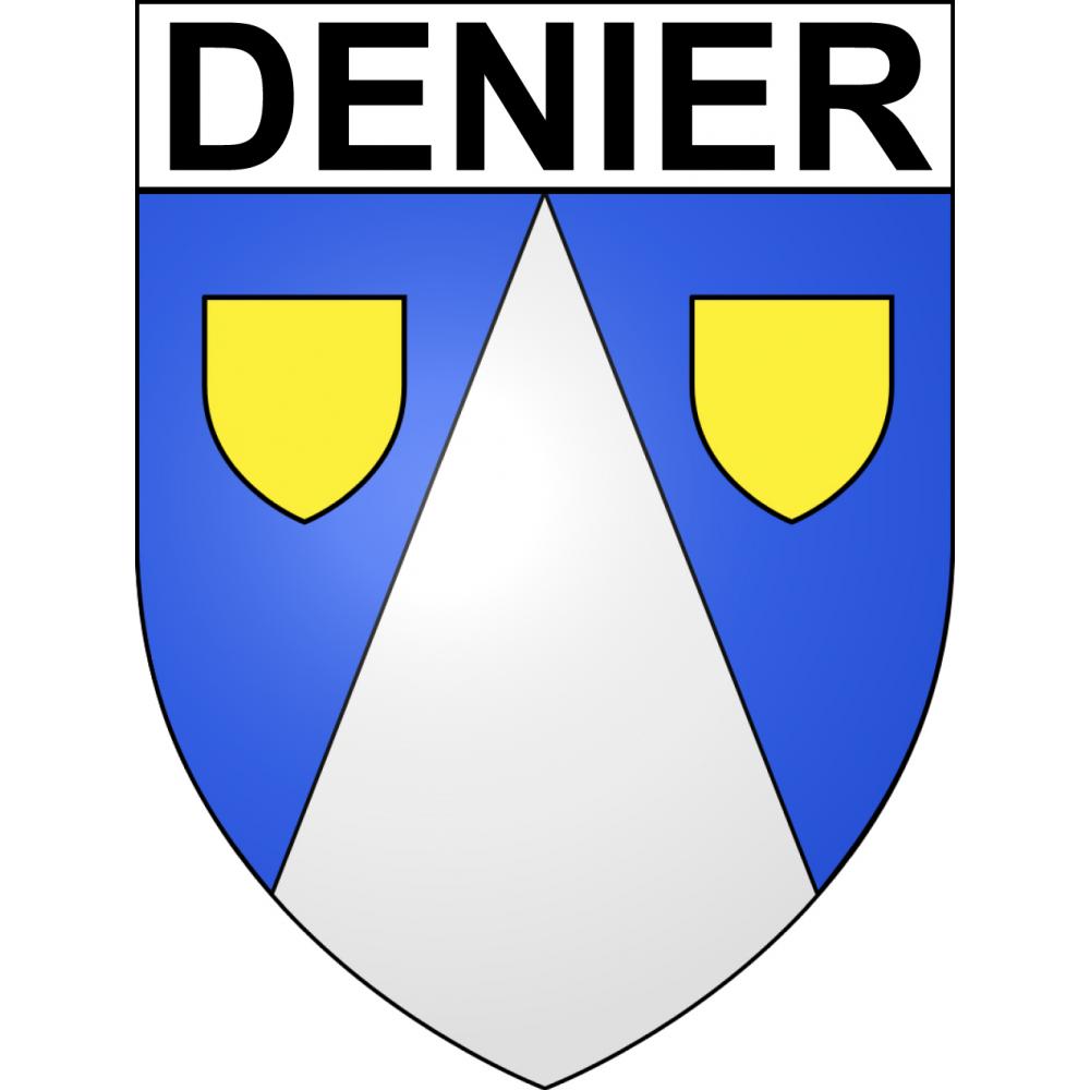 Denier Sticker wappen, gelsenkirchen, augsburg, klebender aufkleber