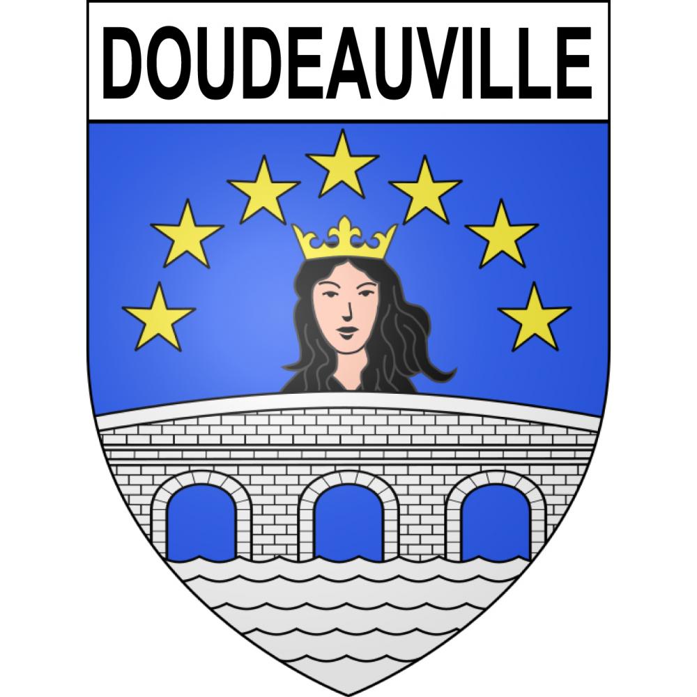 Stickers coat of arms Doudeauville adhesive sticker