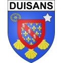 Duisans Sticker wappen, gelsenkirchen, augsburg, klebender aufkleber
