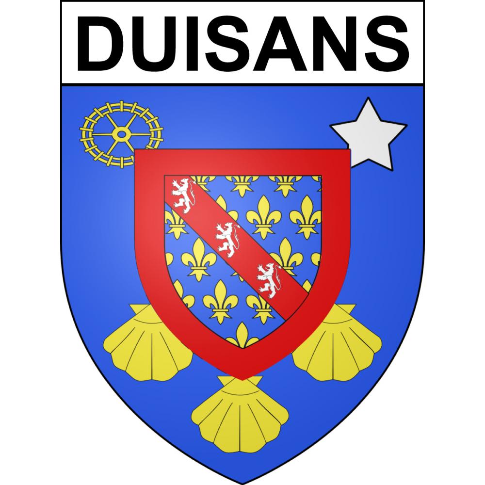 Duisans Sticker wappen, gelsenkirchen, augsburg, klebender aufkleber