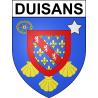 Duisans 62 ville sticker blason écusson autocollant adhésif