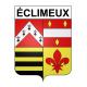 Éclimeux 62 ville sticker blason écusson autocollant adhésif
