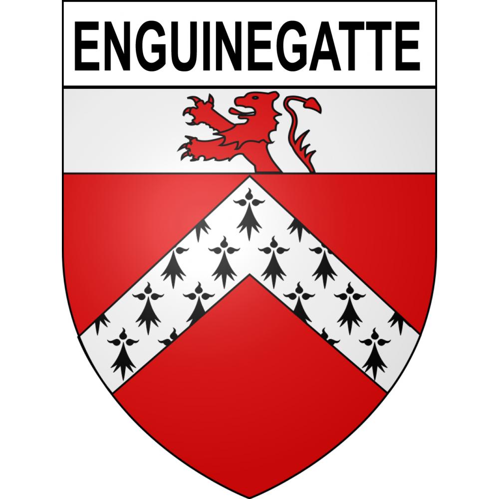 Enguinegatte 62 ville sticker blason écusson autocollant adhésif