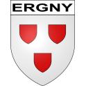Ergny Sticker wappen, gelsenkirchen, augsburg, klebender aufkleber