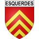 Esquerdes Sticker wappen, gelsenkirchen, augsburg, klebender aufkleber