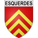 Esquerdes Sticker wappen, gelsenkirchen, augsburg, klebender aufkleber