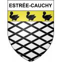 Estrée-Cauchy Sticker wappen, gelsenkirchen, augsburg, klebender aufkleber