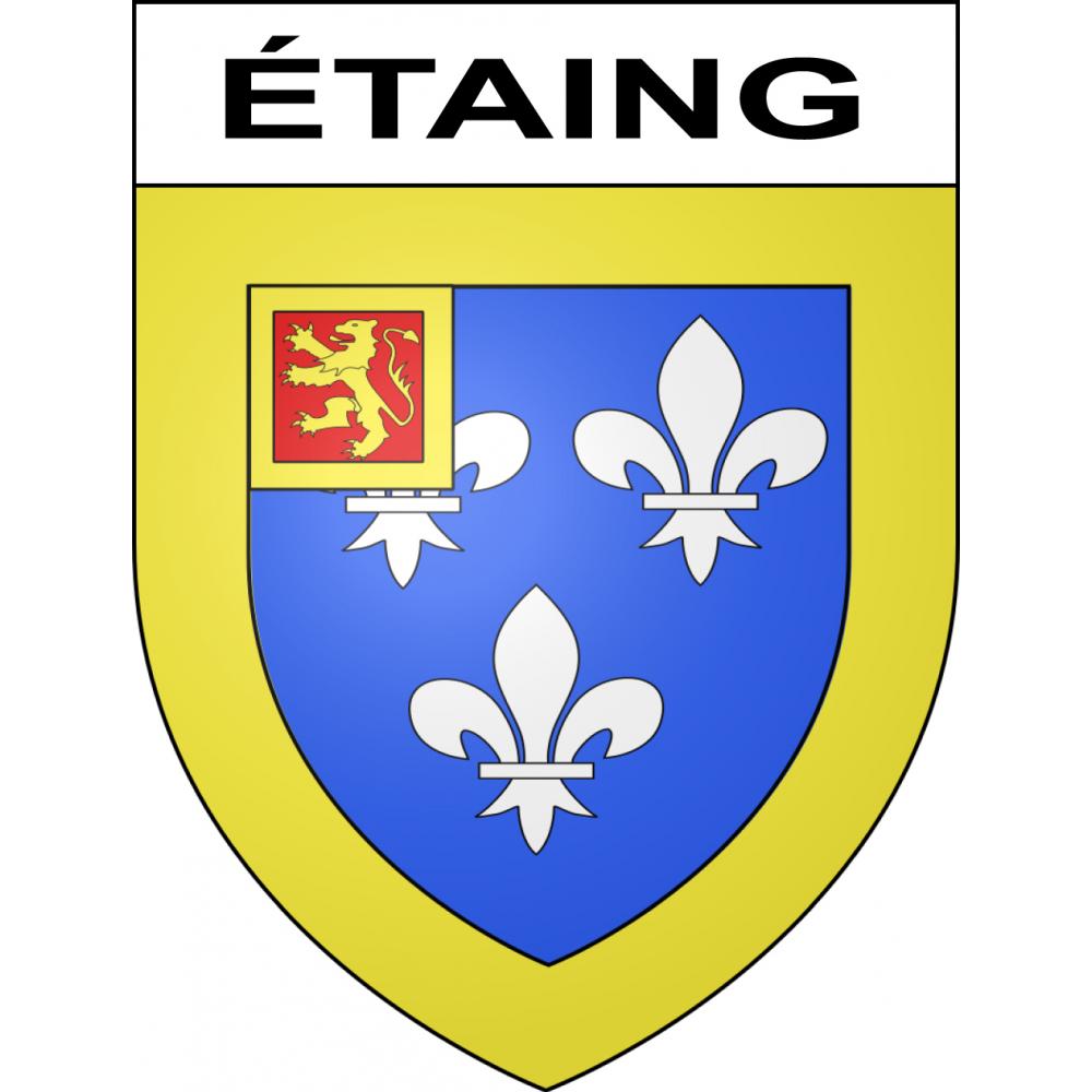 Étaing 62 ville sticker blason écusson autocollant adhésif