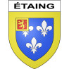 Pegatinas escudo de armas de Étaing adhesivo de la etiqueta engomada