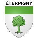 Éterpigny Sticker wappen, gelsenkirchen, augsburg, klebender aufkleber