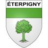 Pegatinas escudo de armas de Éterpigny adhesivo de la etiqueta engomada