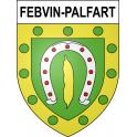 Febvin-Palfart Sticker wappen, gelsenkirchen, augsburg, klebender aufkleber