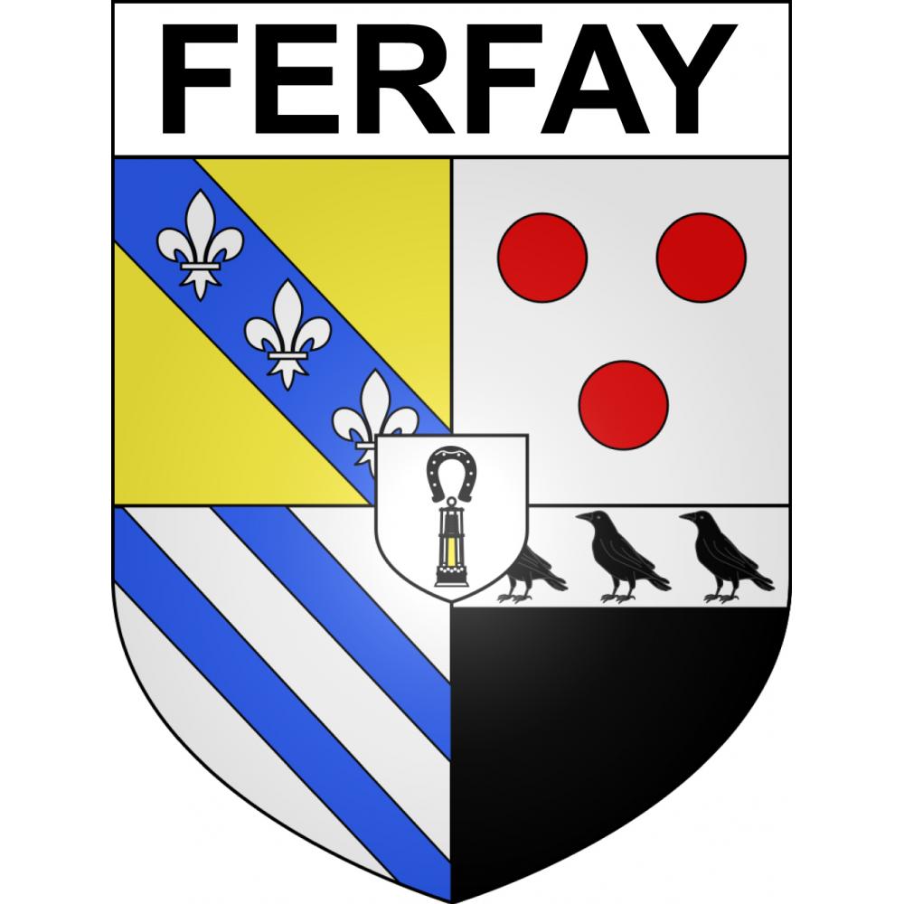 Ferfay Sticker wappen, gelsenkirchen, augsburg, klebender aufkleber