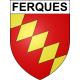 Ferques 62 ville sticker blason écusson autocollant adhésif
