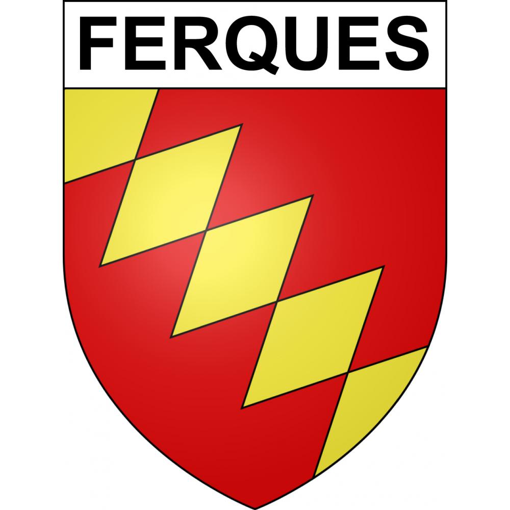 Ferques Sticker wappen, gelsenkirchen, augsburg, klebender aufkleber