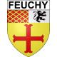 Feuchy Sticker wappen, gelsenkirchen, augsburg, klebender aufkleber