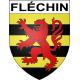 Fléchin 62 ville sticker blason écusson autocollant adhésif
