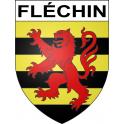Fléchin Sticker wappen, gelsenkirchen, augsburg, klebender aufkleber